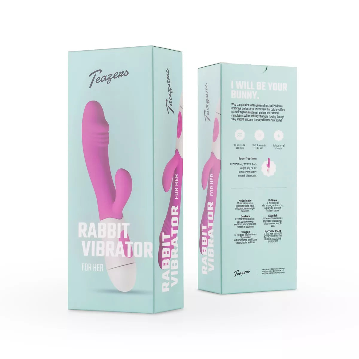 Vibromasseur Rabbit réaliste