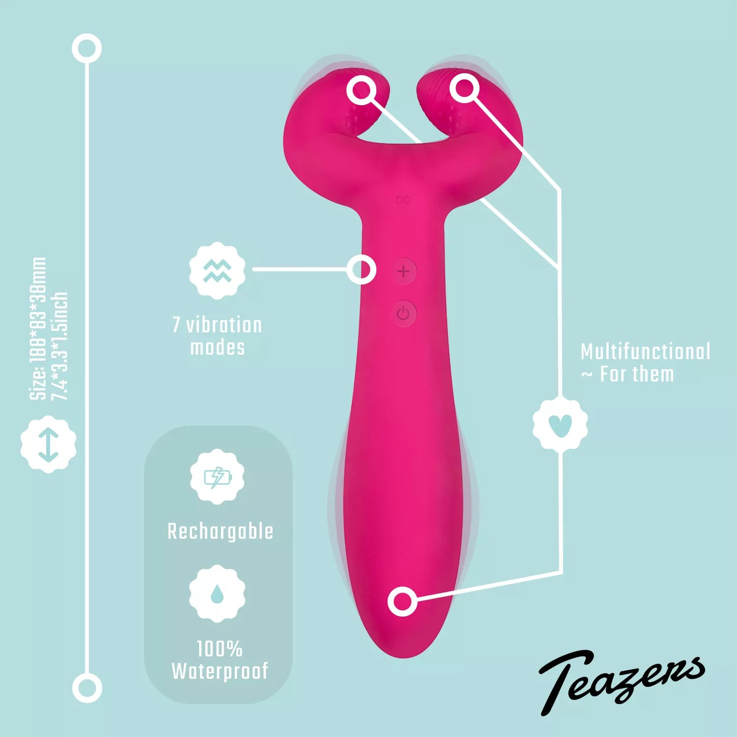 Vibromasseur pour couple Pair vibrator