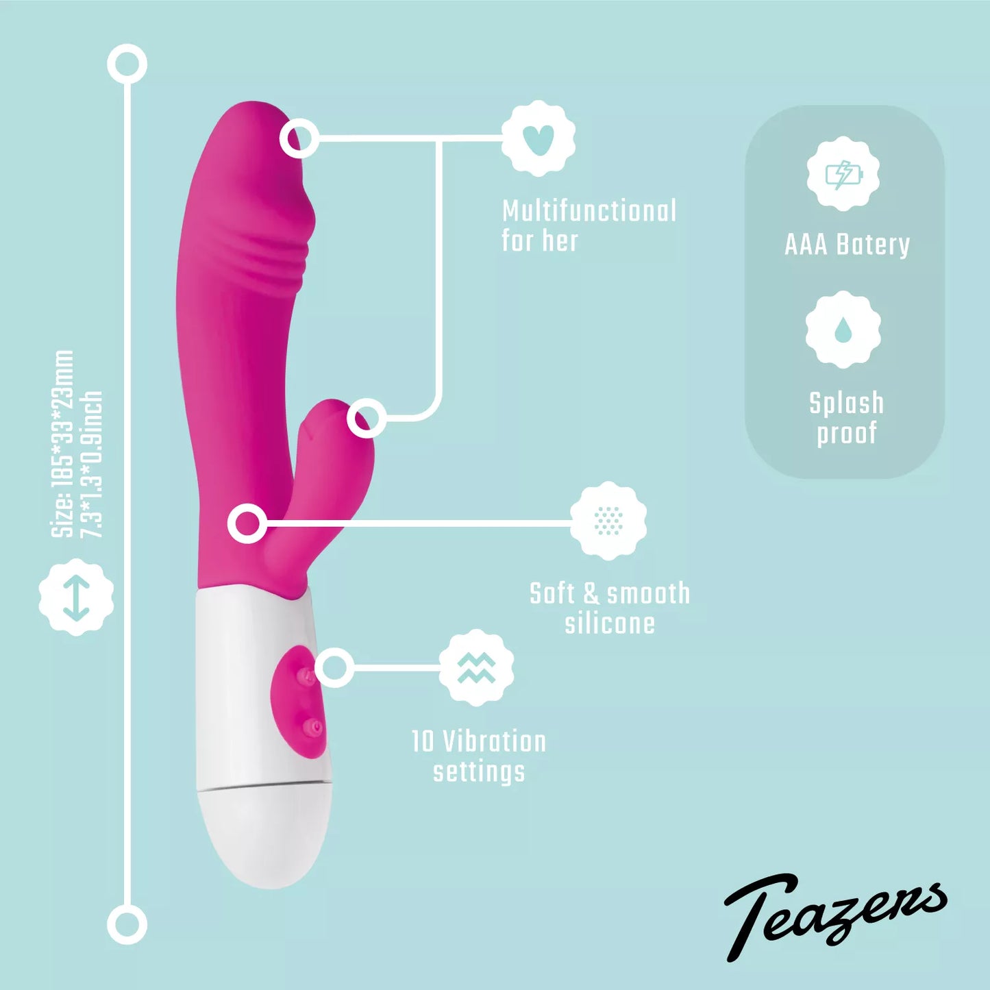 Vibromasseur Rabbit réaliste