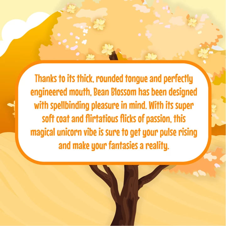 Bean Blossom, la licorne à la langue épaisse