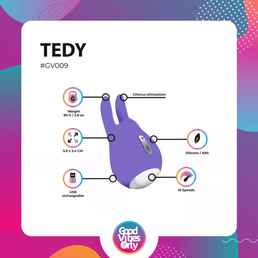 Stimulateur clitoridien Tedy
