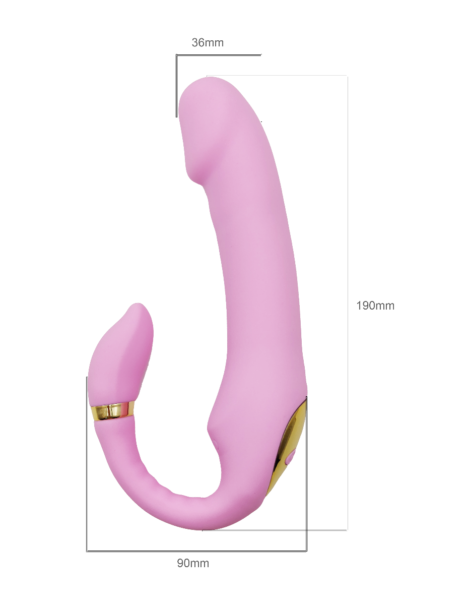 Vibrateur Strapless avec Fonction Chauffante et Tapping