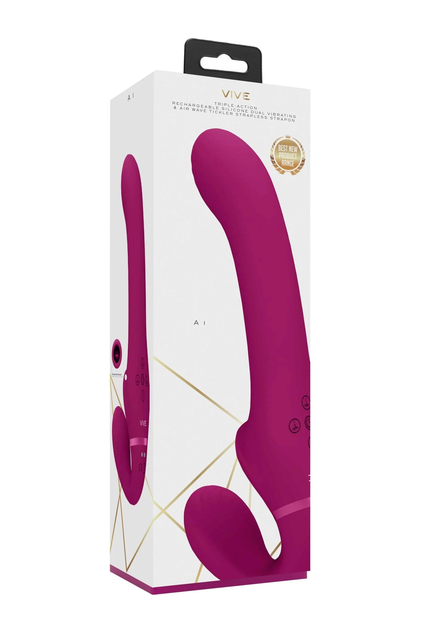Strapless avec stimulateur clitoridien