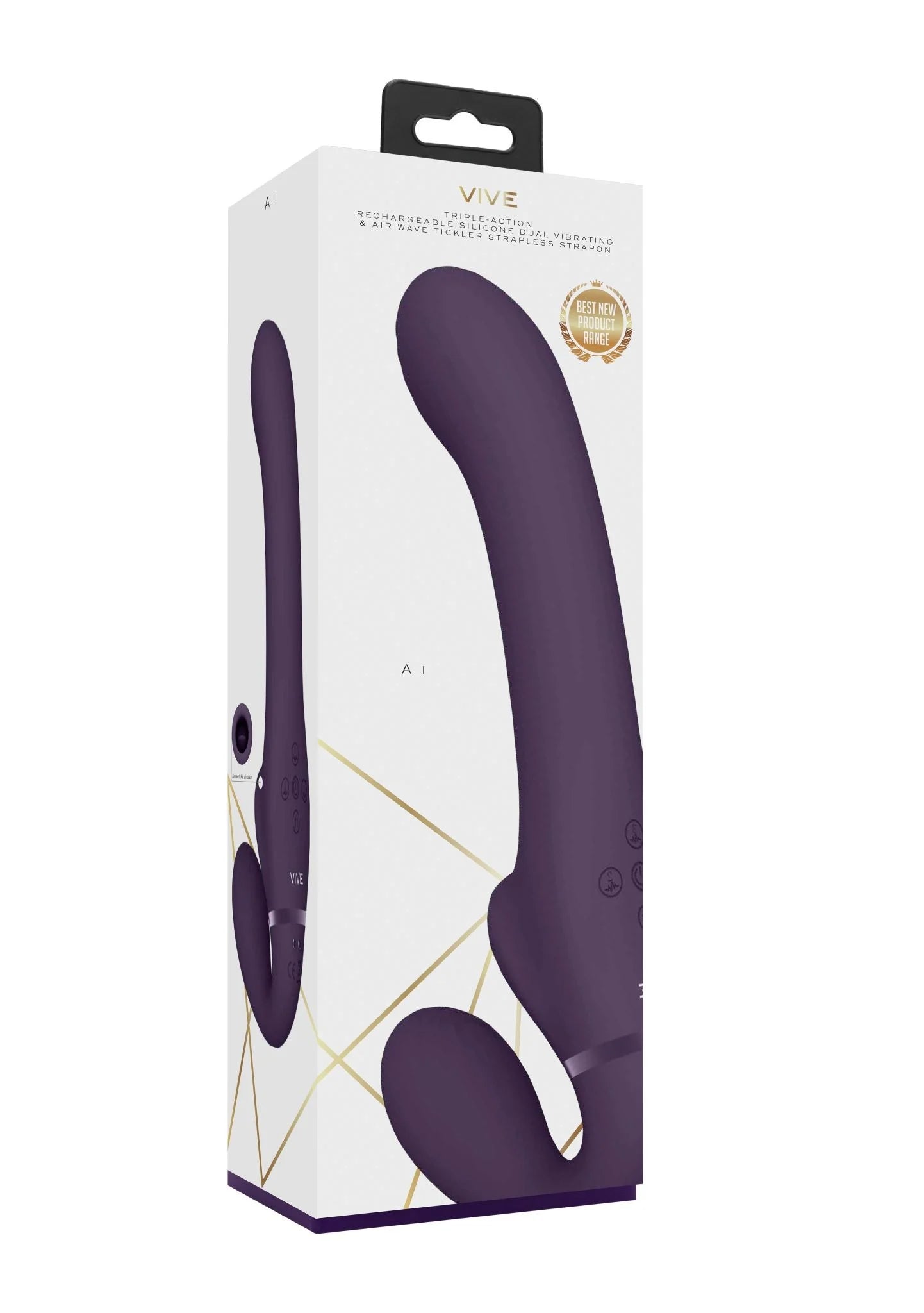 Strapless avec stimulateur clitoridien