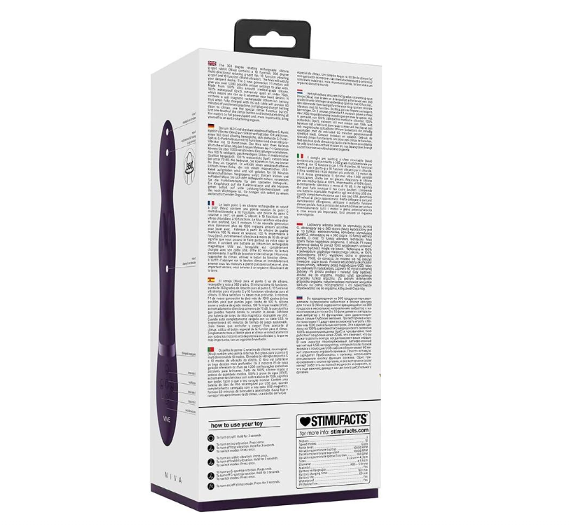 Vibromasseur triple stimulation Niva