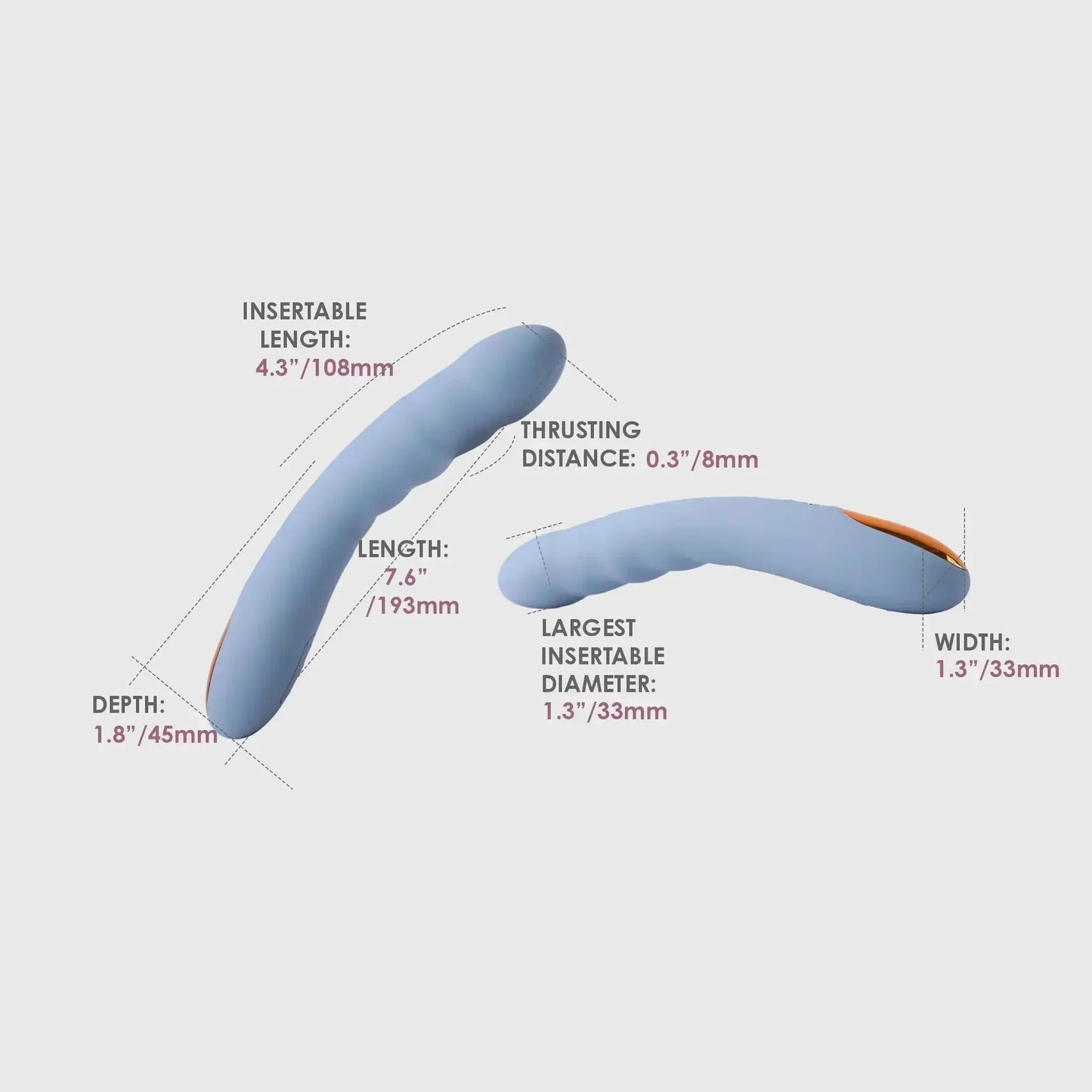 Ava Neo Vibromasseur à poussée