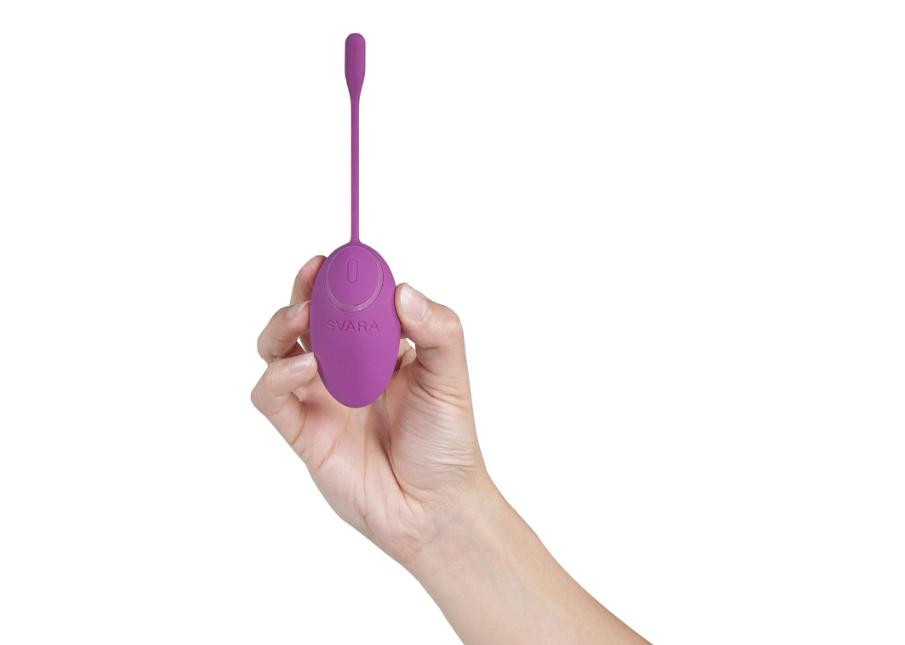 Œuf vibrant avec télécommande de Svara by Amorelie