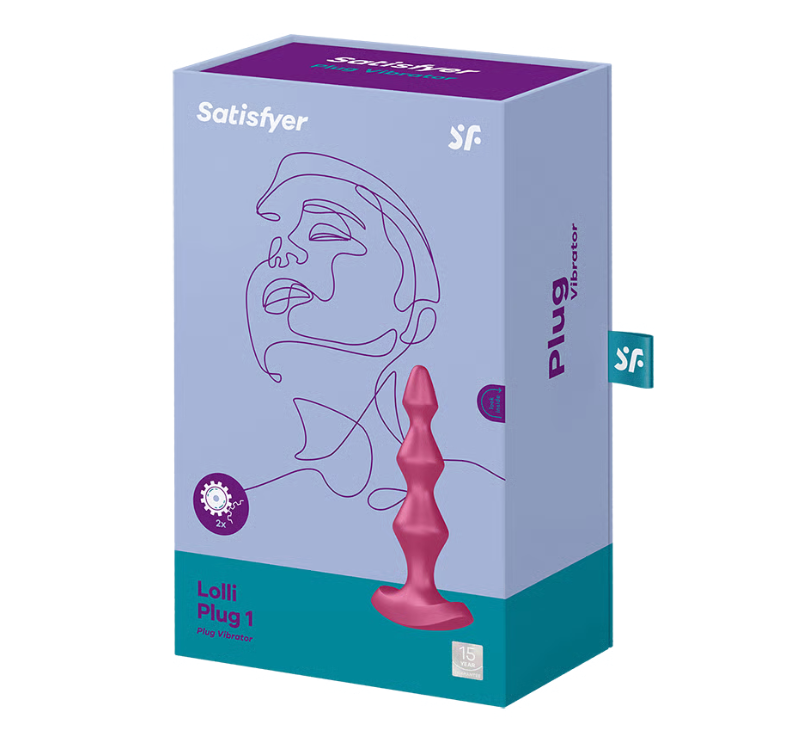 Plug anal à perles vibrant, Lolli Plug 1
