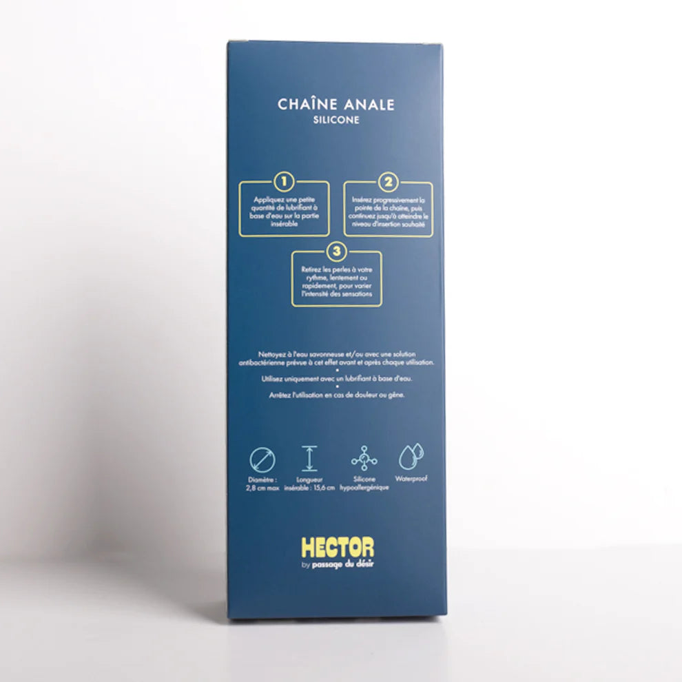 Chaîne anale en silicone by Hector