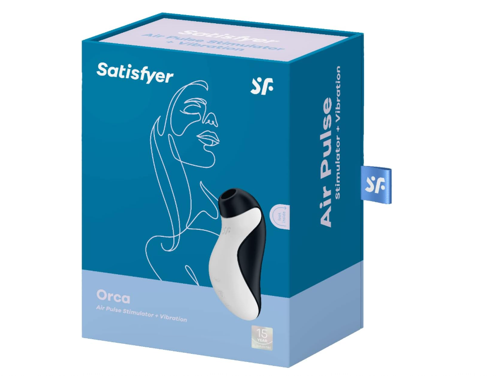 Orca, petit stimulateur clitoridien à air pulsée