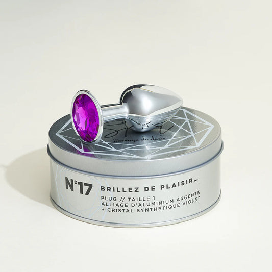 Plug Métal Cristal Violet - Le Steel Numéro 17