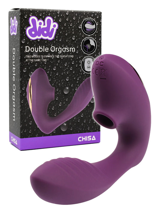 Didi, Double Orgasm, vibromasseur air pulsée et vibration