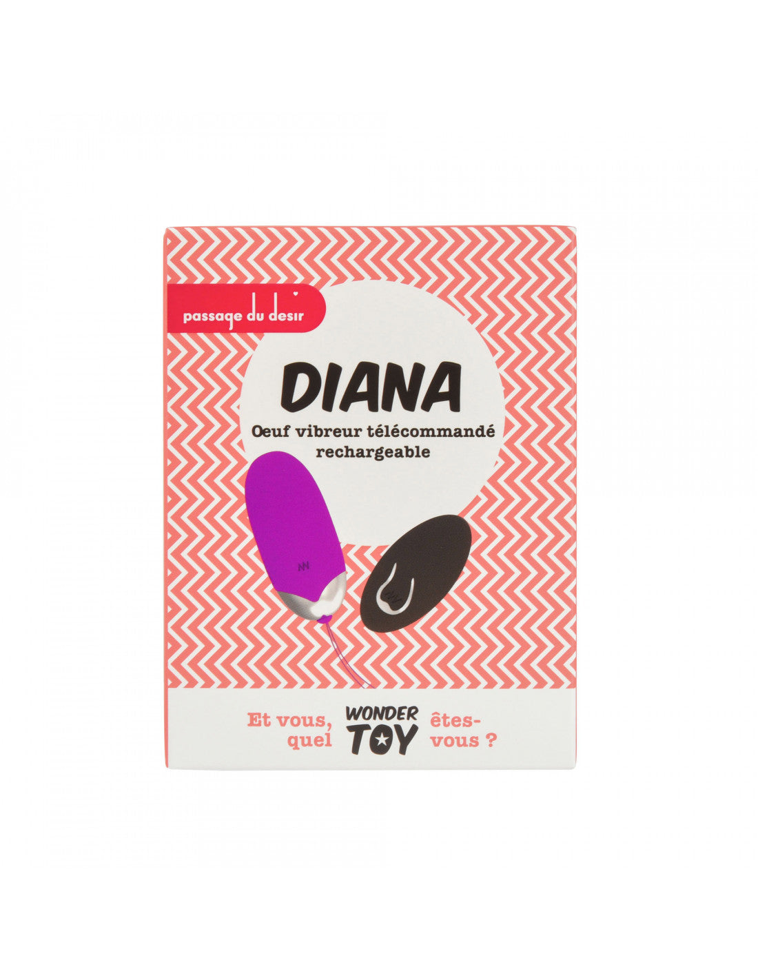 Wondertoy by Passage du désir - Diana remote-controlled vibrating egg