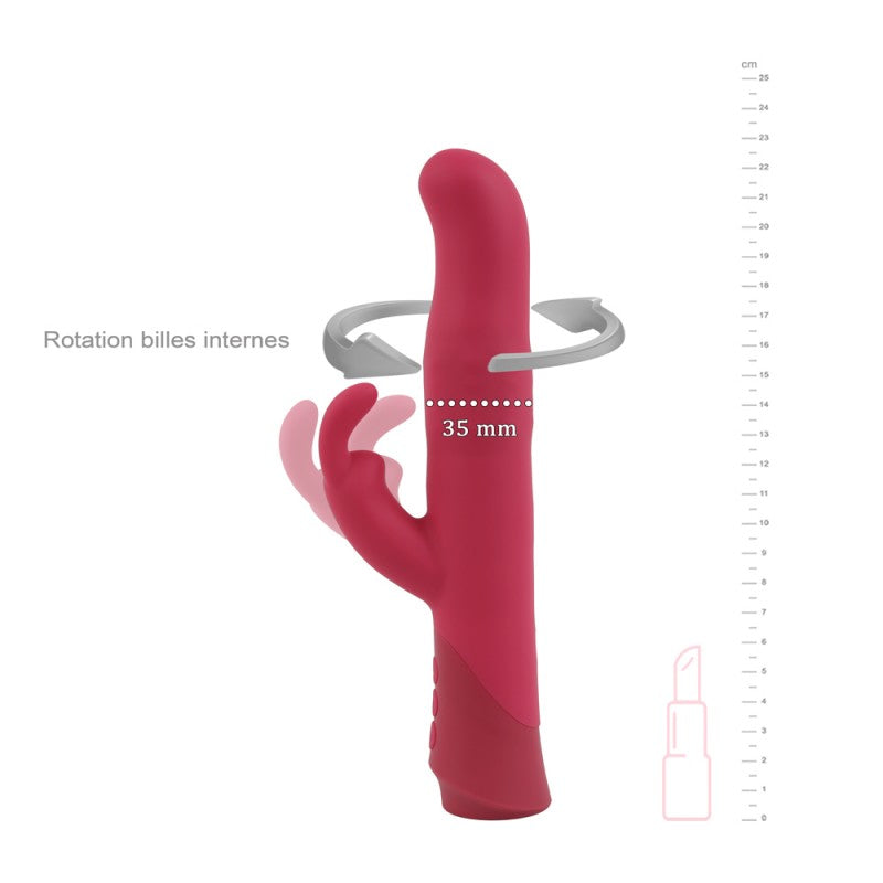 Volcanique vibromasseur rabbit double stimulation
