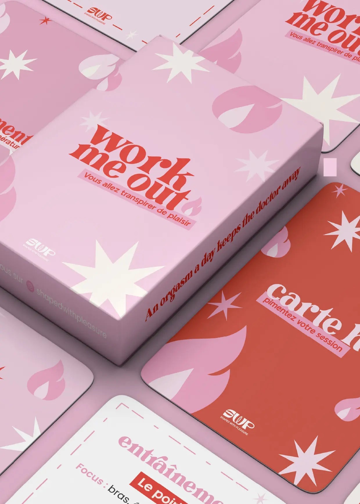 Jeu de cartes "Work me out" - Le sport jouissif !