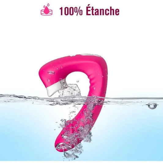 Stimulateur clitoridien avec vibromasseur point G