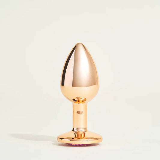 Steel n31, le plug métal avec cristal rose