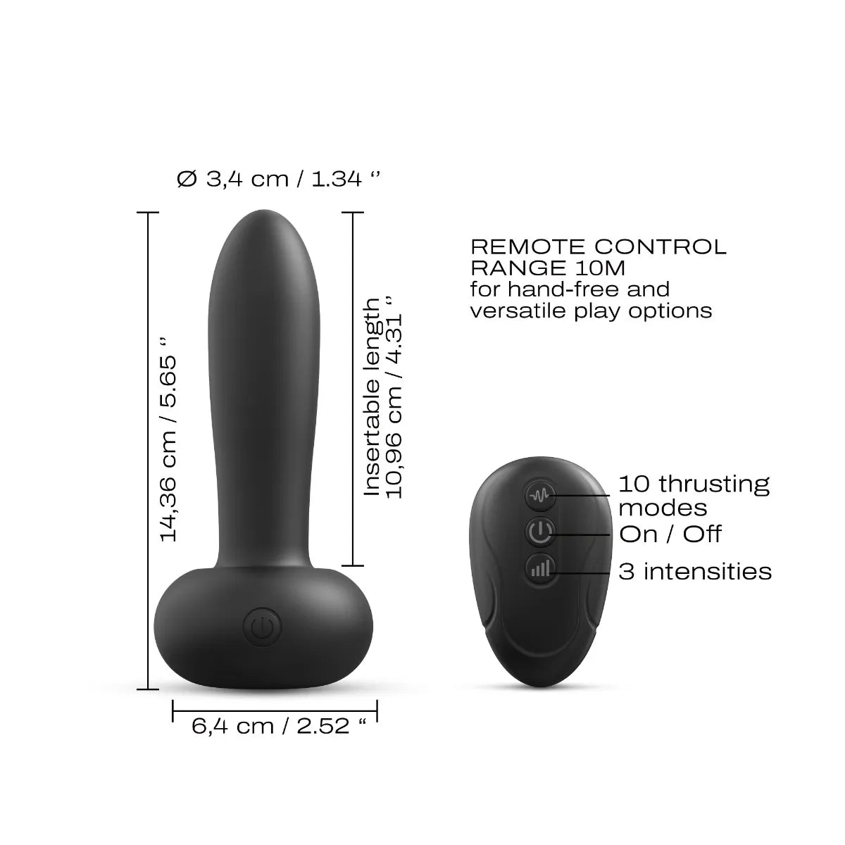 Deep thrust, stimulateur va et vient