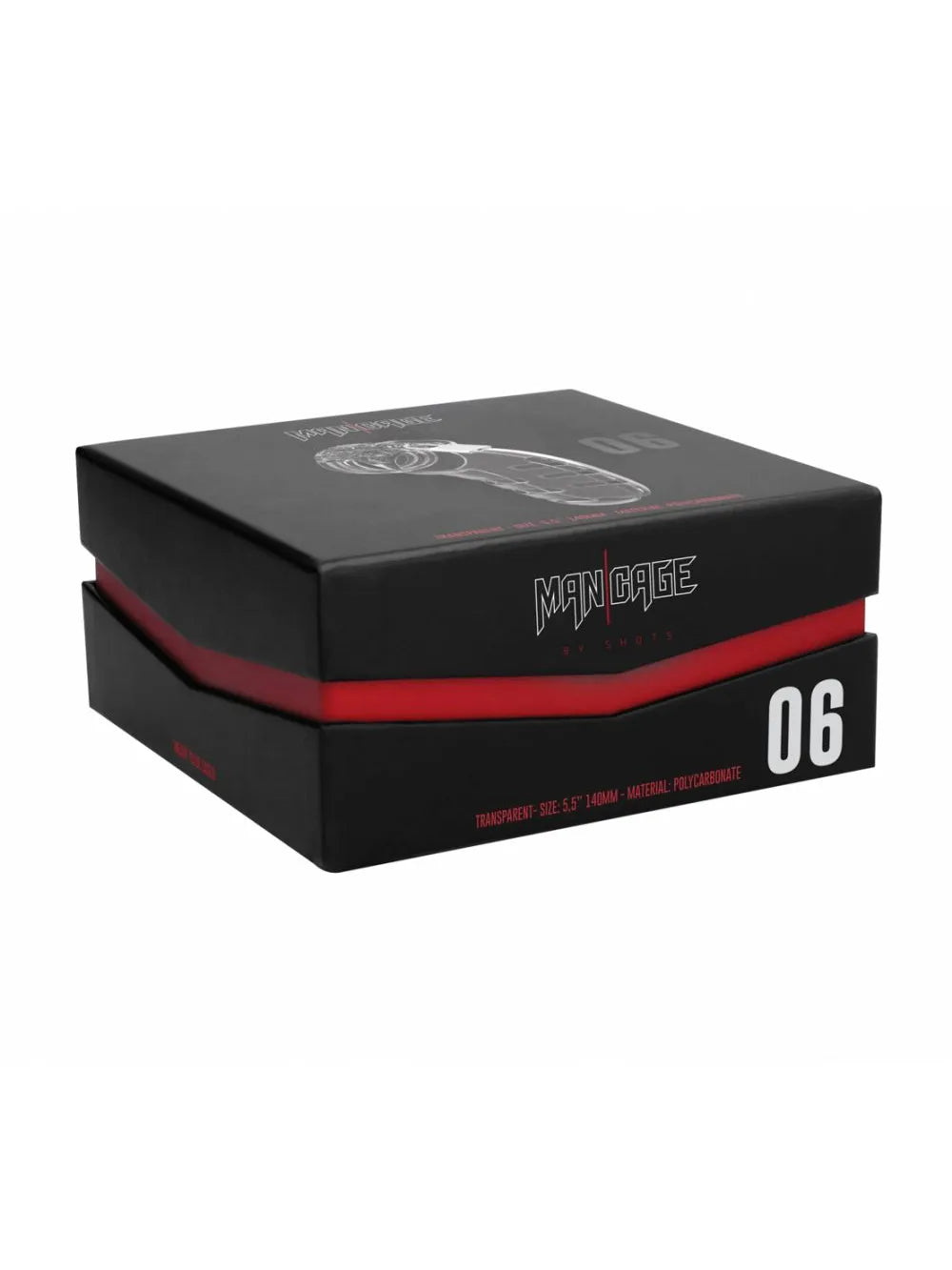 Cage à pénis transparente, le modèle 06