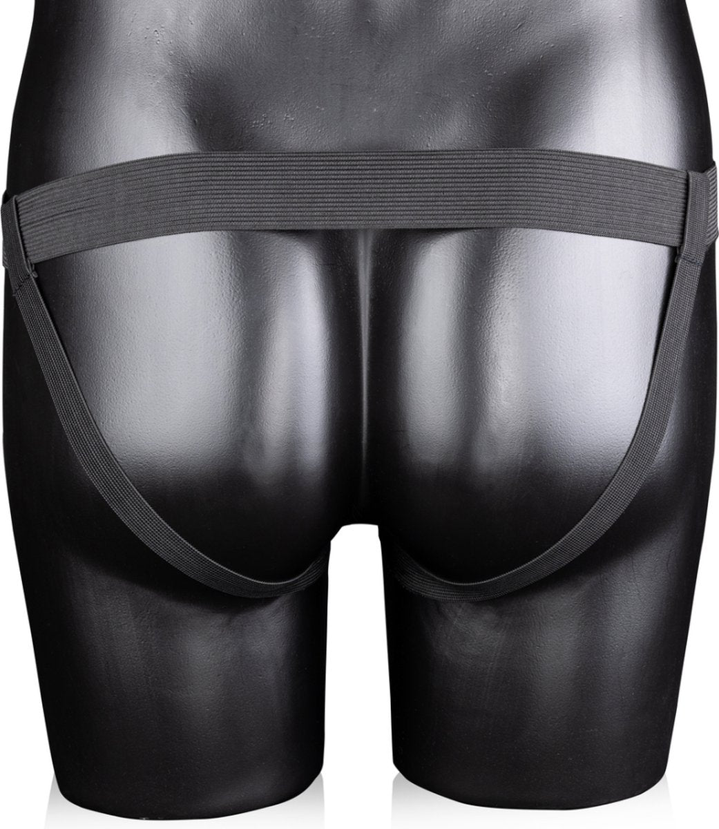 Strap-on texturé et incurvé de Ouch!