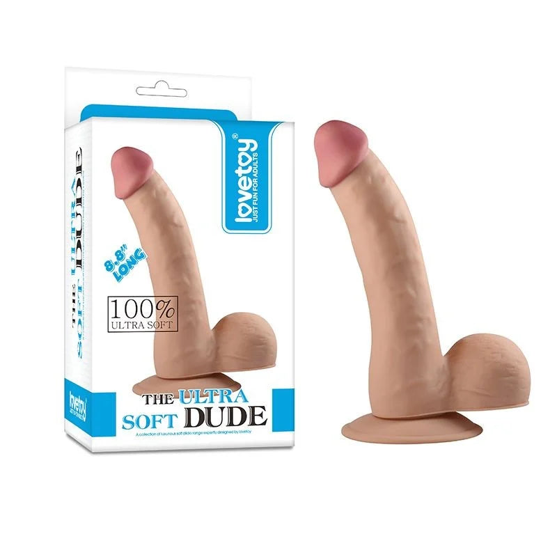 Gode ventouse "The Ultra Soft Dude" - 8.8"