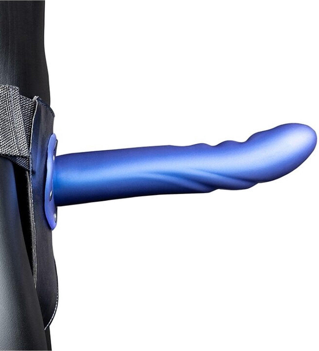 Strap-on texturé et incurvé de Ouch!