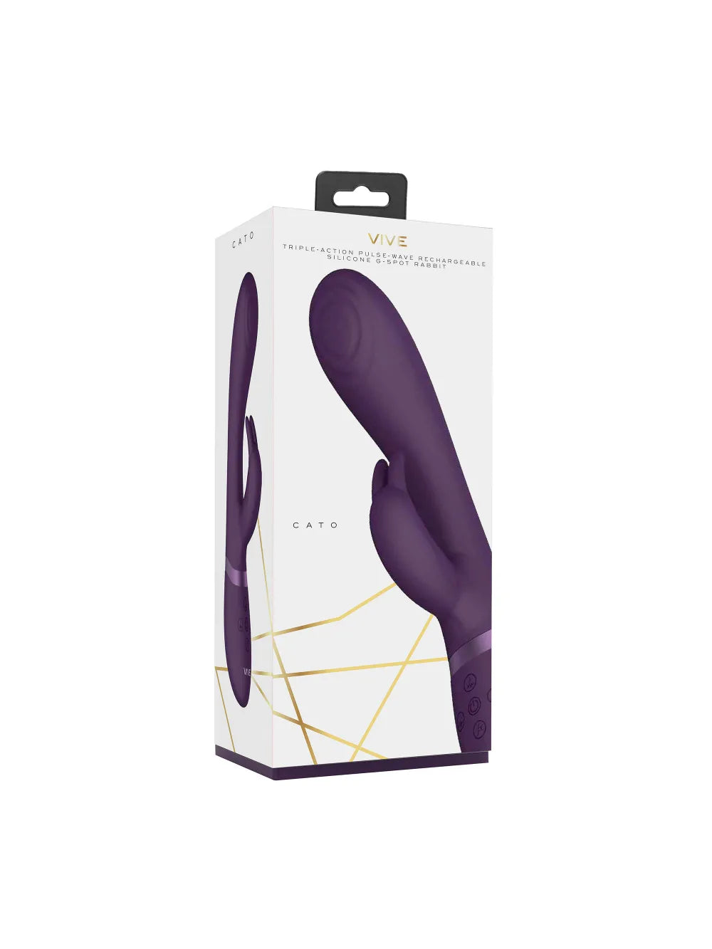 Vibromasseur rabbit à pulsation Cato