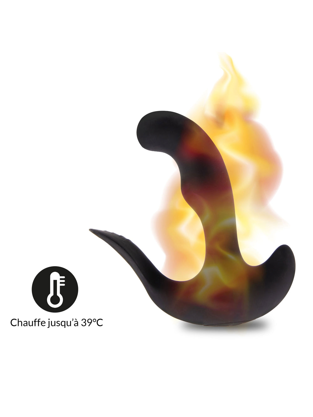 Plug anal vibrant télécommandé Black Jamba