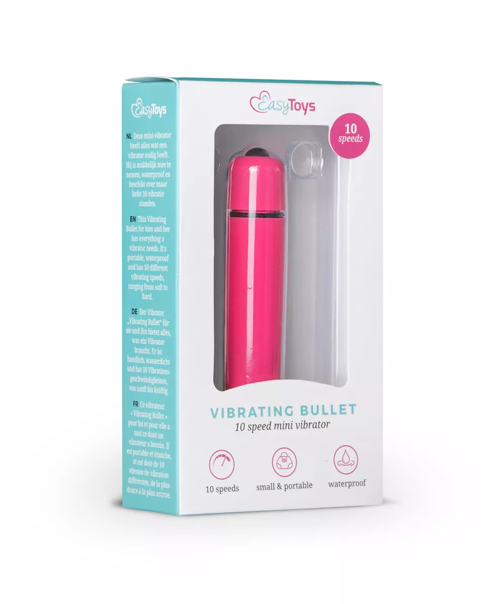 Vibrateur bullet 10 vitesses en silicone