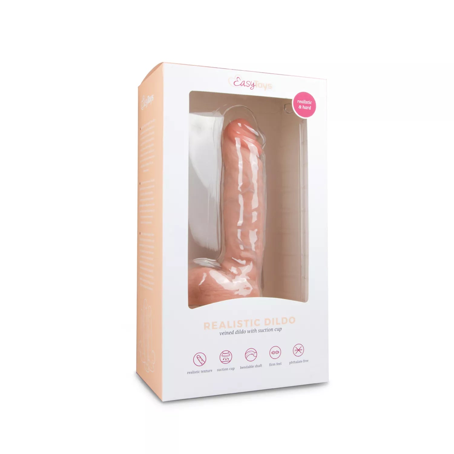 Godemichet silicone réaliste 22,5 cm de Easytoys