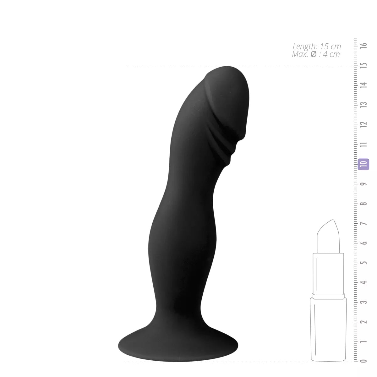 Gode anal avec ventouse de Easytoys