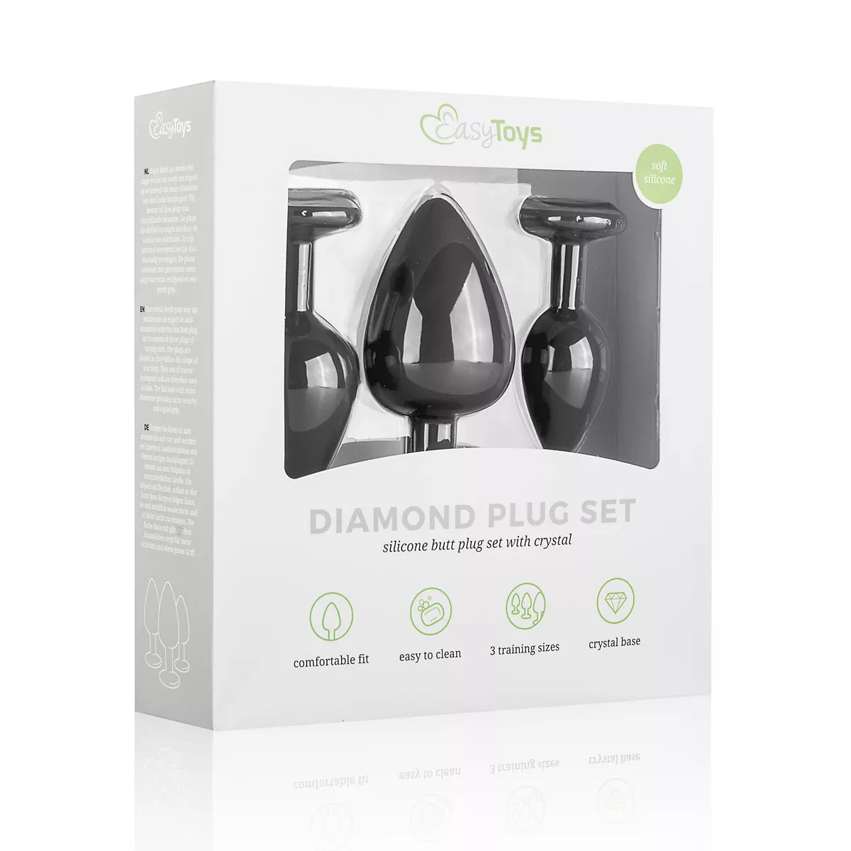 Set de plug silicone avec diamant