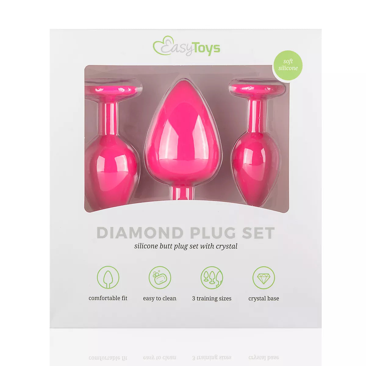 Set de plug silicone avec diamant