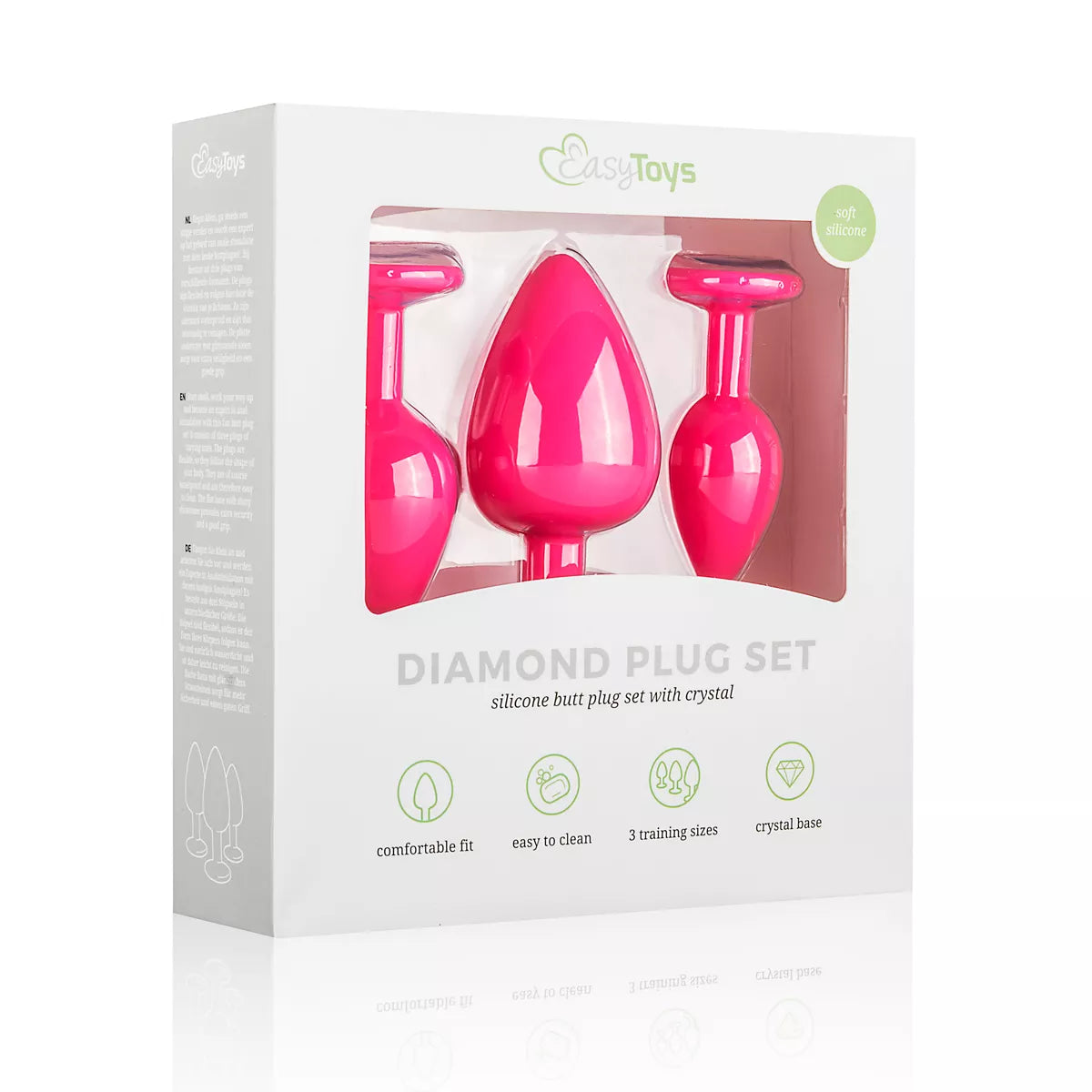 Set de plug silicone avec diamant
