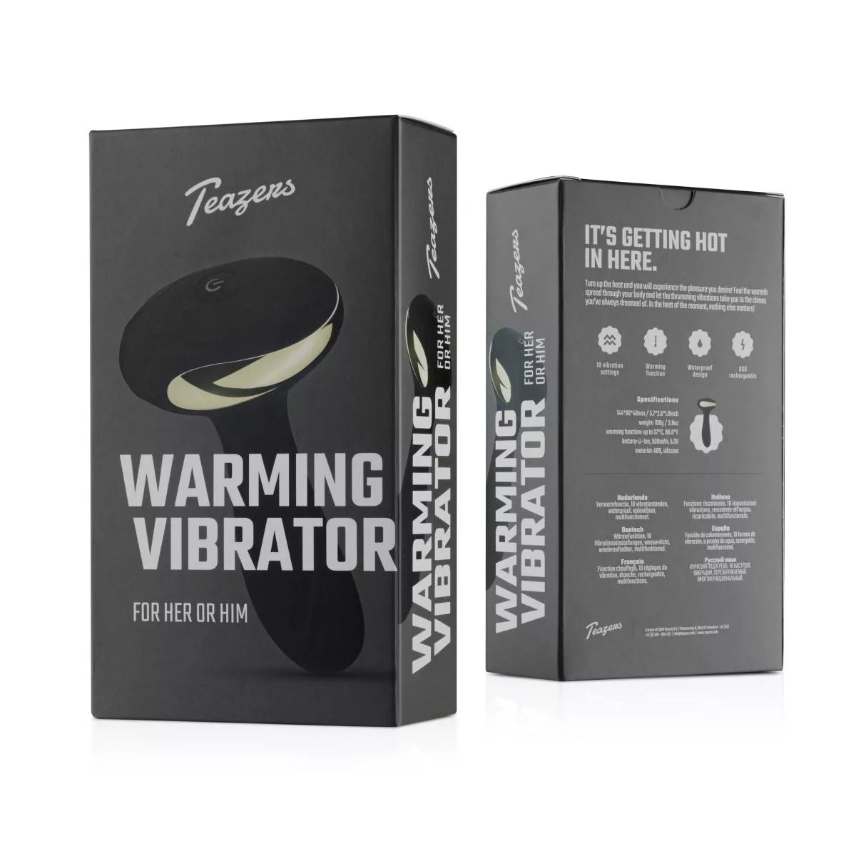 Vibromasseur anal chauffant Teazers