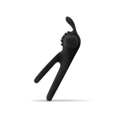 Share Ring - Double anneau pénien vibrant avec oreilles de lapin