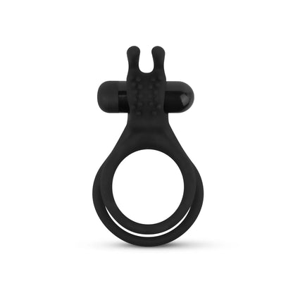 Share Ring - Double anneau pénien vibrant avec oreilles de lapin