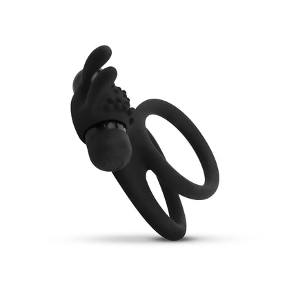Share Ring - Double anneau pénien vibrant avec oreilles de lapin