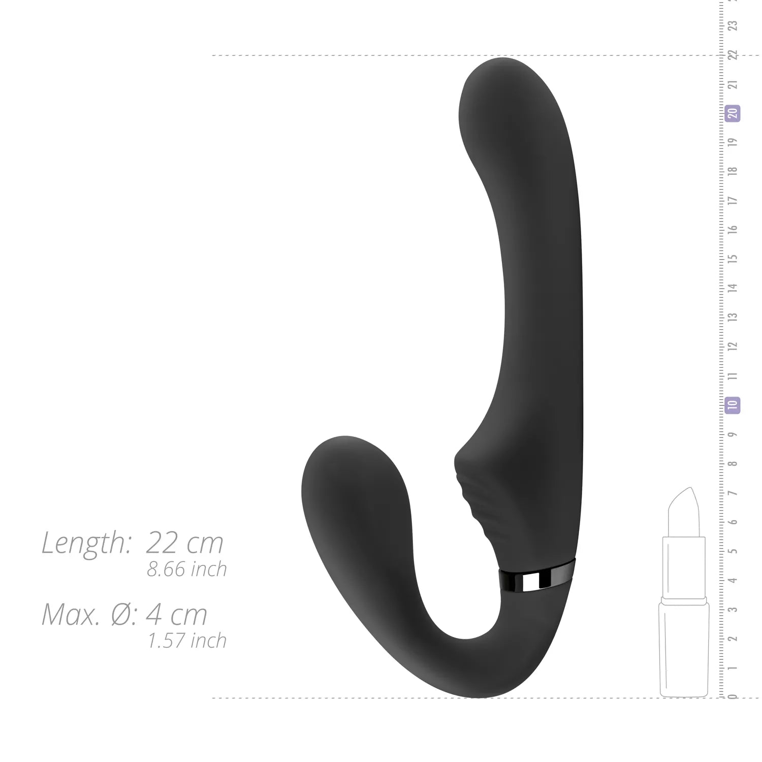 Avery, le gode ceinture sans harnais