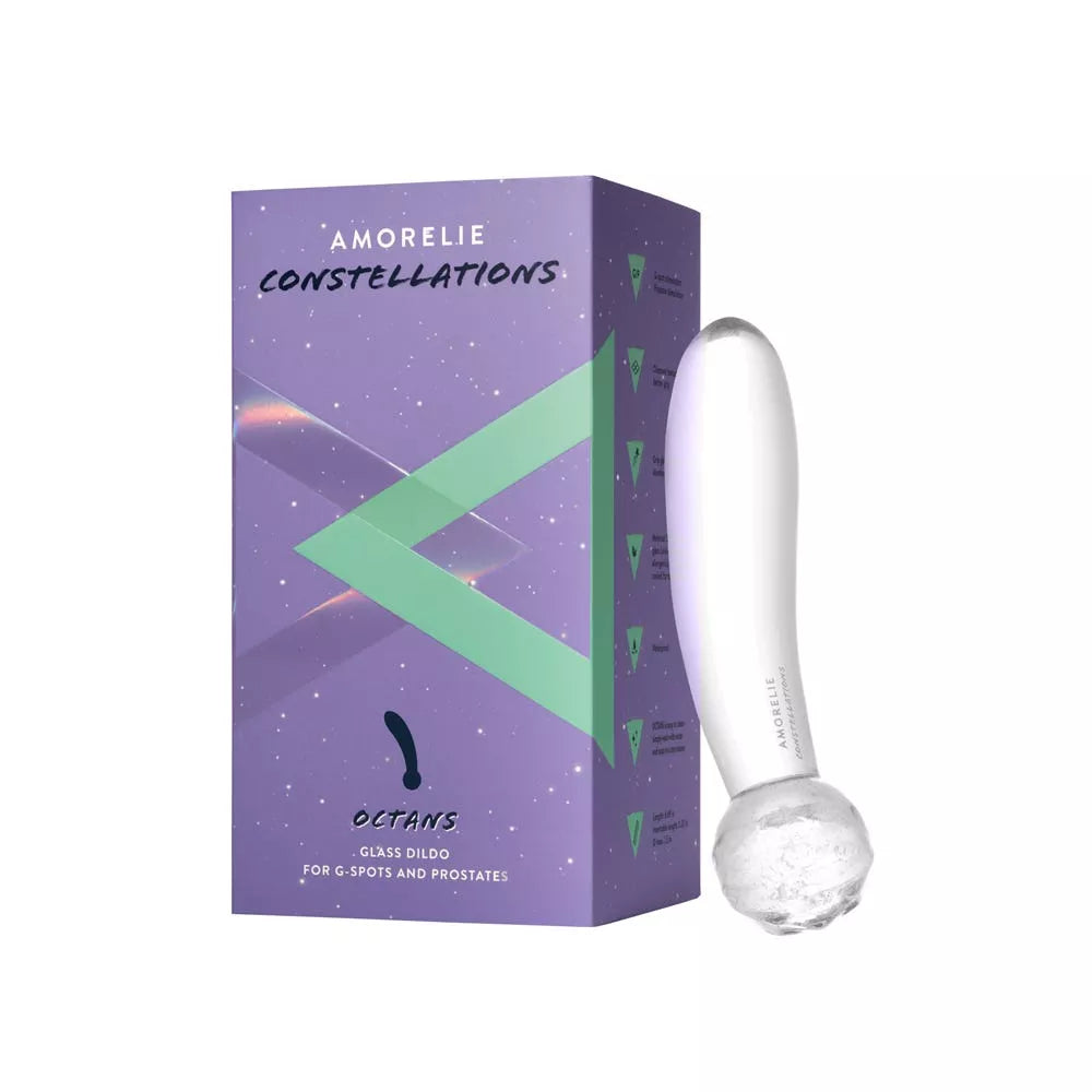 Octans, le dildo transparent by Amorelie Constellations
