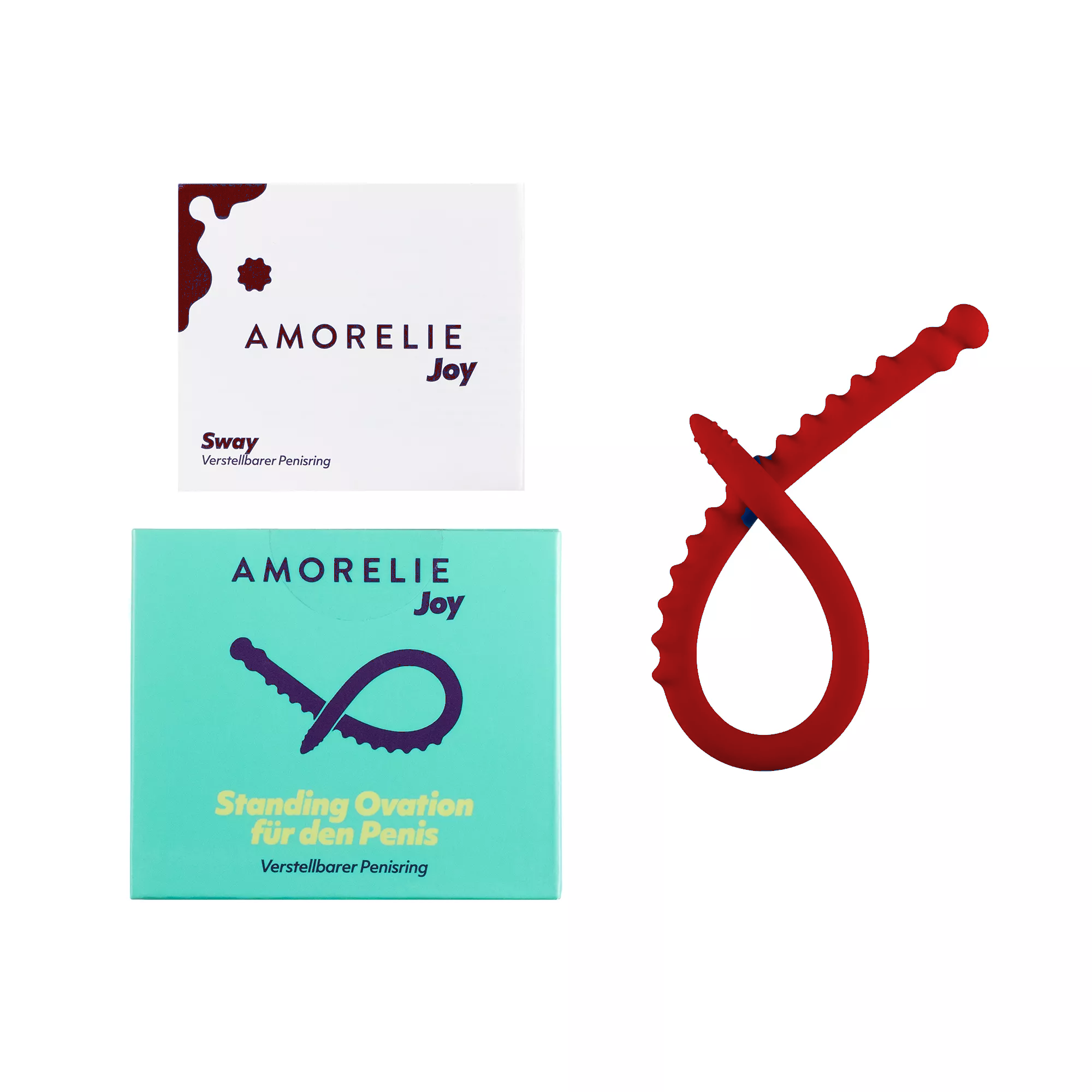 Sway, le cockring silicone ajustable par Amorelie Joy