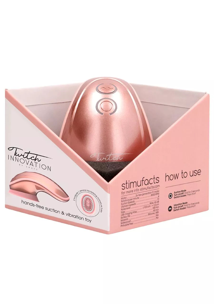 Hands-Free - Stimulateur de clitoris vibrant et aspirant