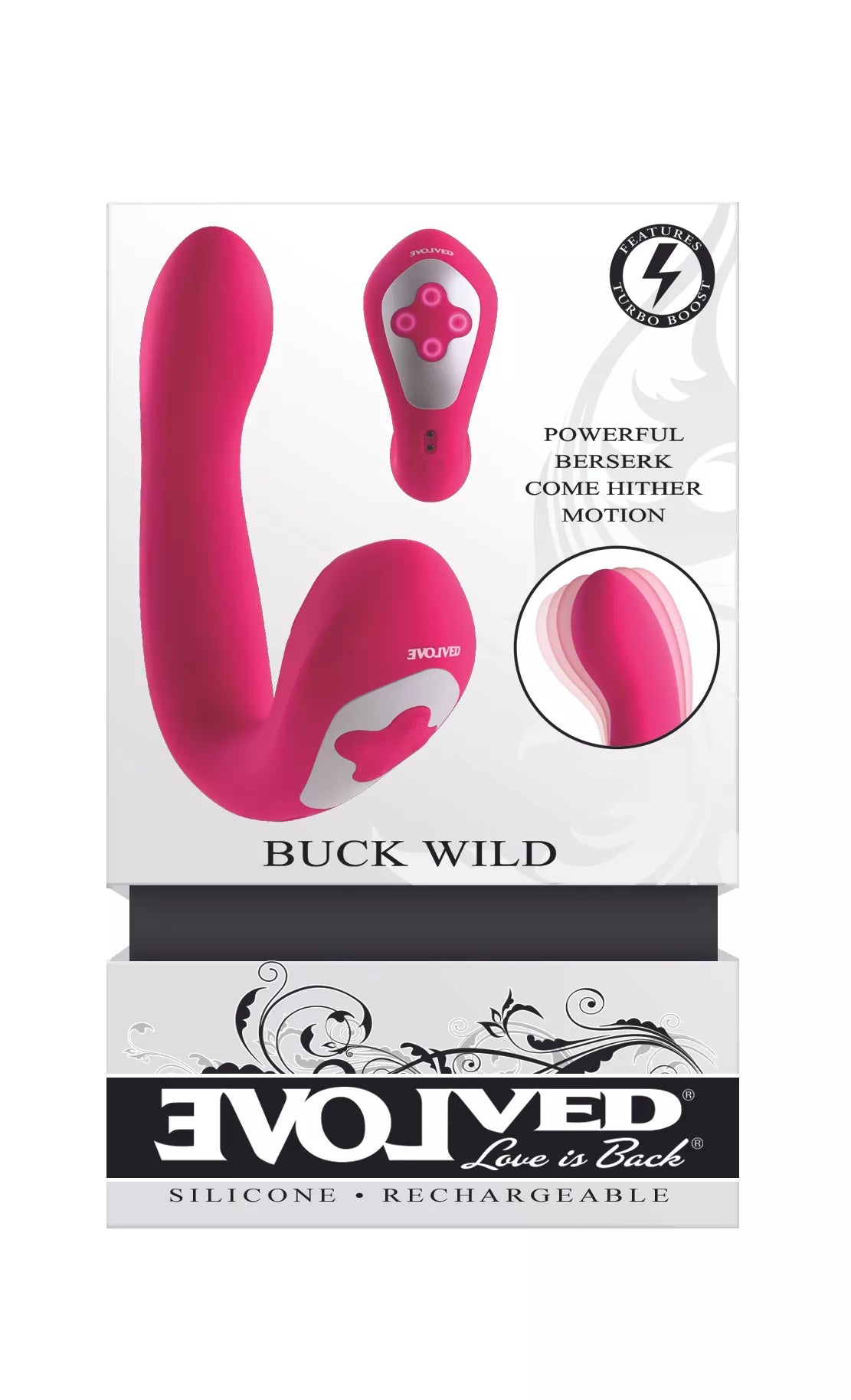 Evolved Buck wild, vibromasseur double extrémité