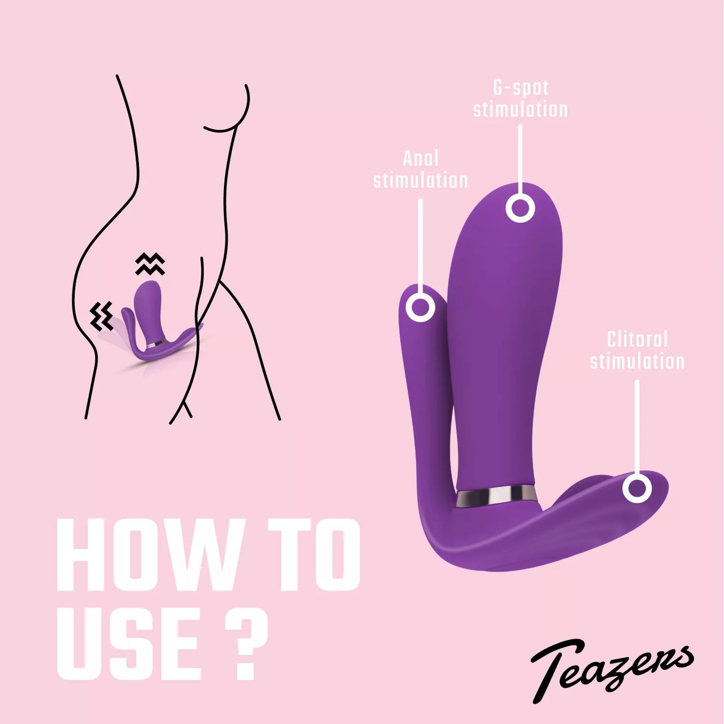 Vibro Purple Pleaser télécommandé