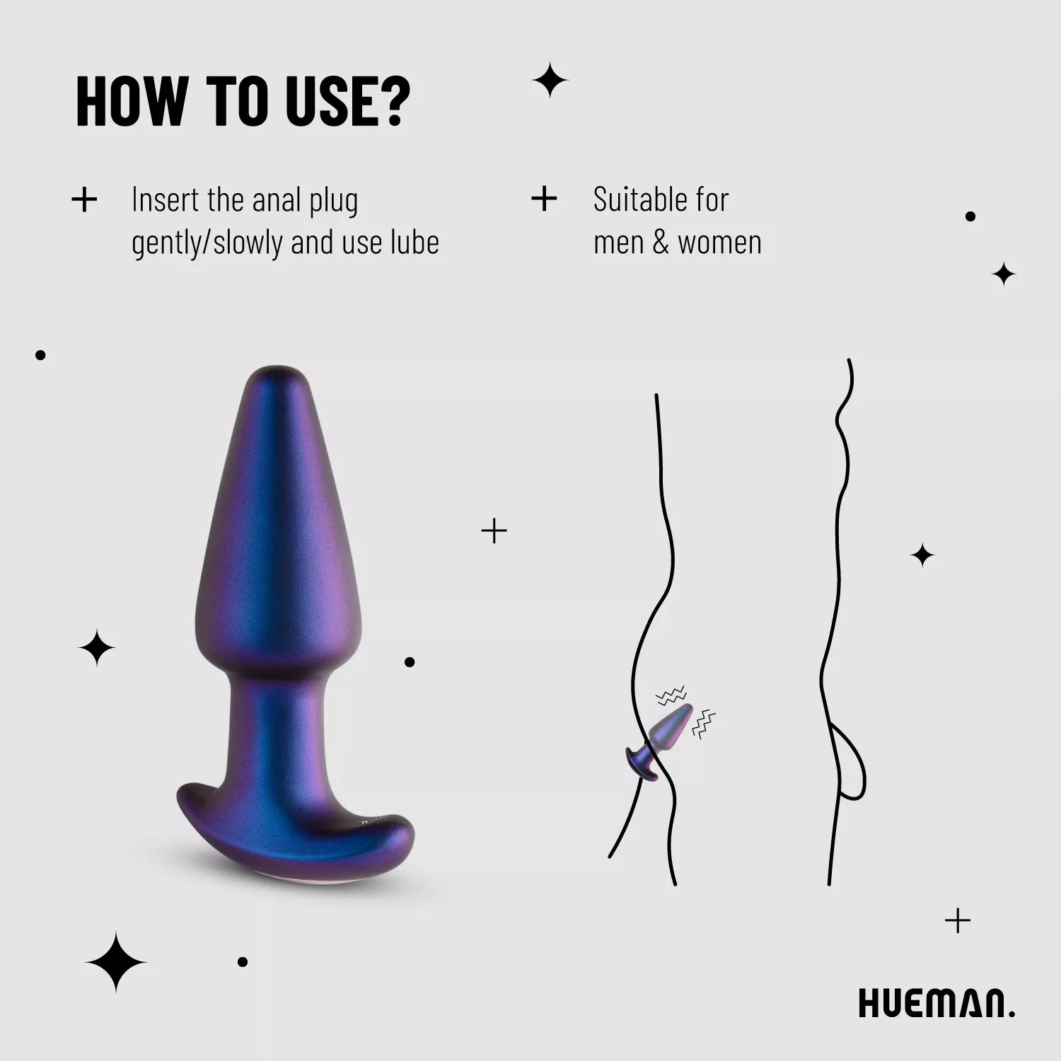 Plug anal spécial anulingus Meteroid