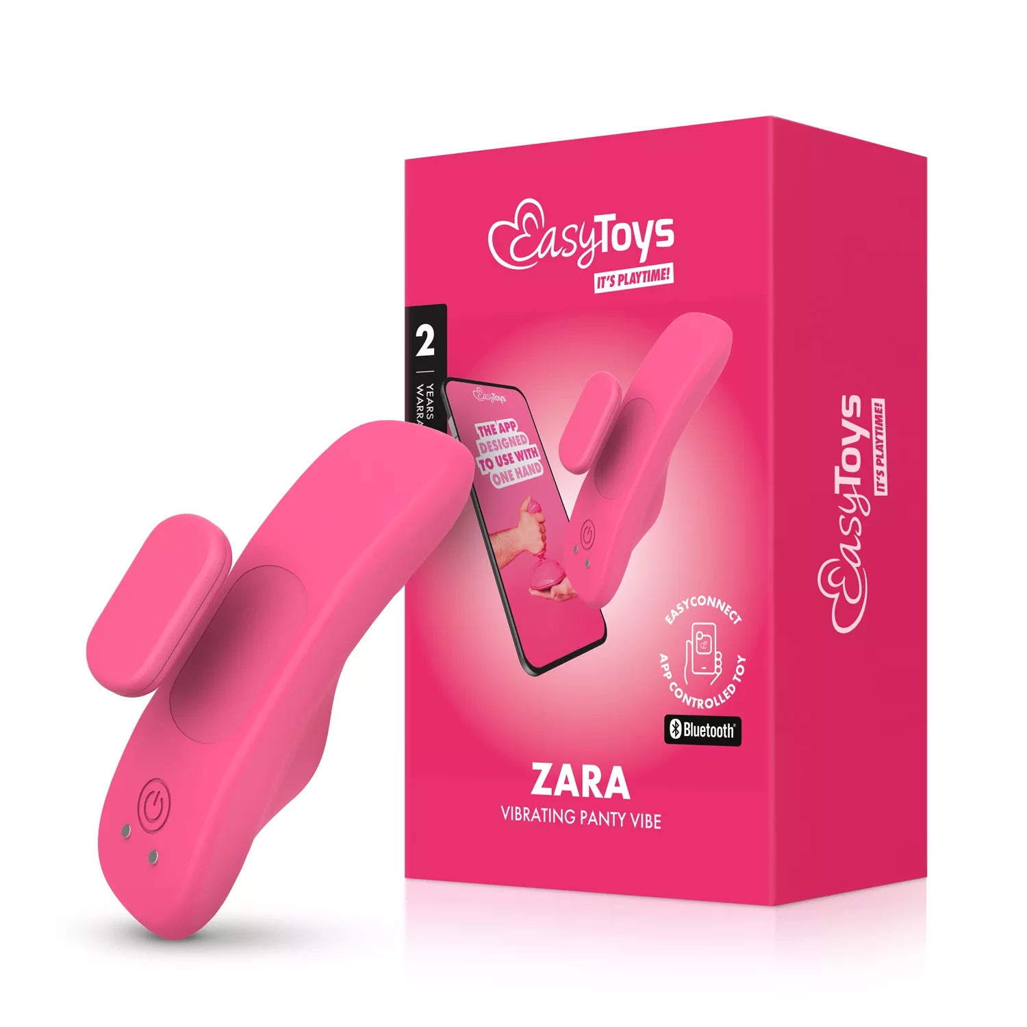 Vibromasseur de culotte Zara avec application