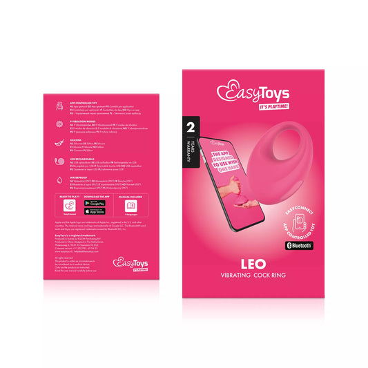 Cockring vibrant Leo avec application