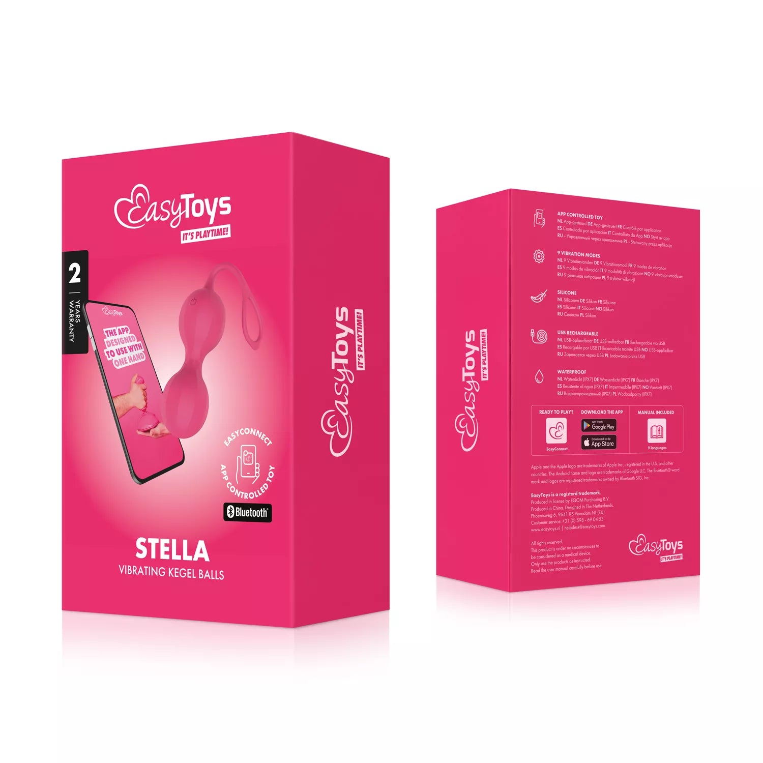 Boules de Kegel vibrantes Stella avec application
