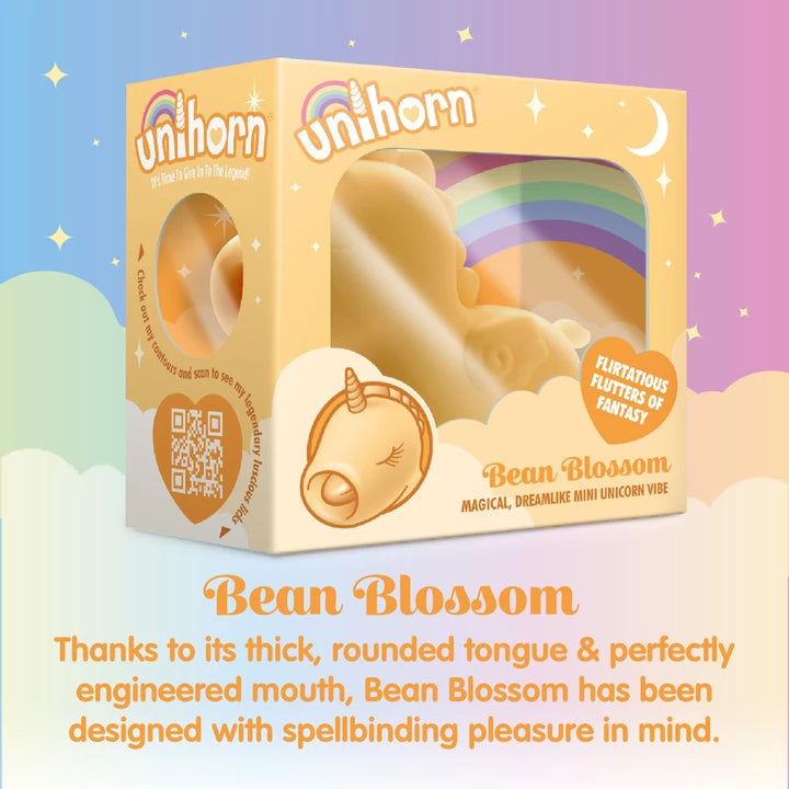 Bean Blossom, la licorne à la langue épaisse