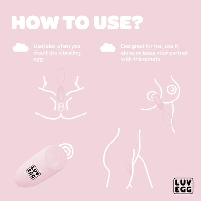 Luv Egg, œuf vibrant télécommandé